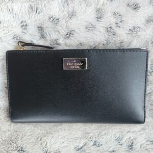 Kate Spade Braylon Putnam Drive Wallet in Black w/Soft Pink Interior